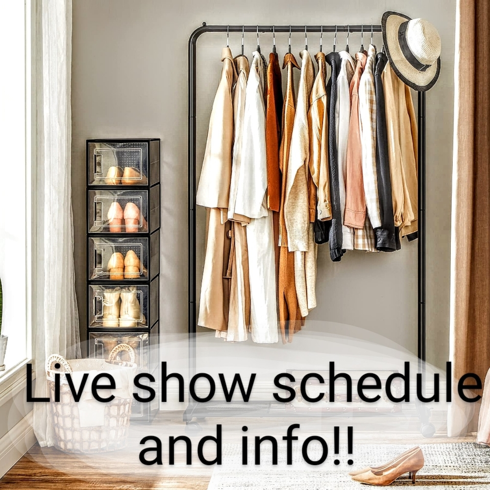 Live show schedule and details!!